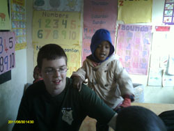 Cian in the primary 1 class